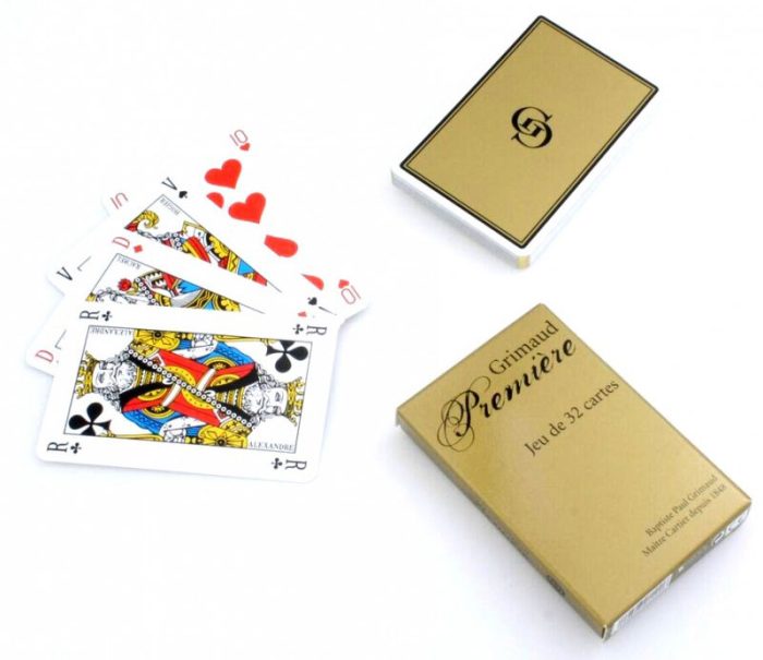 32 cartes Grimaud Première coins or