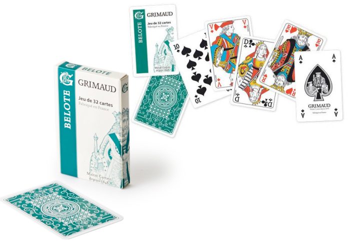 32 Cartes Belote Grimaud Origine