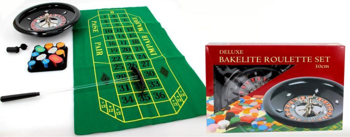 Roulette deluxe set complet Bakelite/Métal 30cm