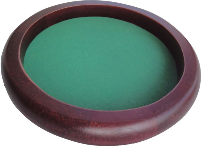 Piste de dés bois brun 35cm