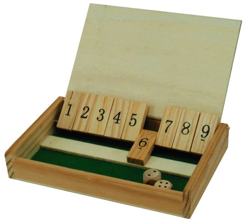 Petit shut the box 9 clapets