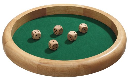 Piste de dés bois 30cm