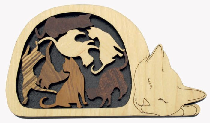 Casse tête Constantin - Chat (Cat Basket Puzzle)