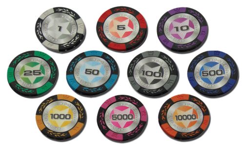 20 jetons crown valeur 100