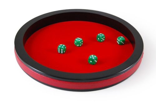 Piste de dés Prestige 36cm rouge