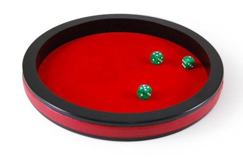 Piste de dés Prestige 30cm rouge