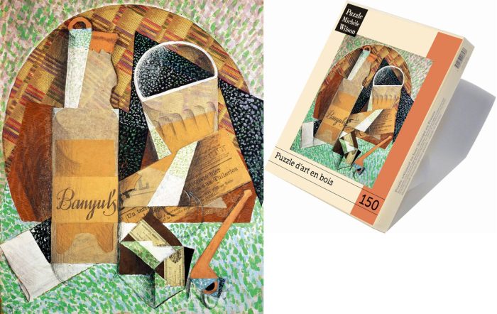 La Bouteille De Banyuls- Juan Gris - puzzle Michèle Wilson 150 pièces