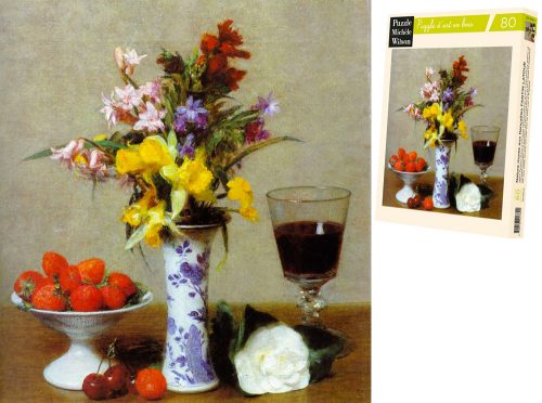 Nature Morte Aux Fiançailles - Fantin-Latour - puzzle Michèle Wilson 80 pièces