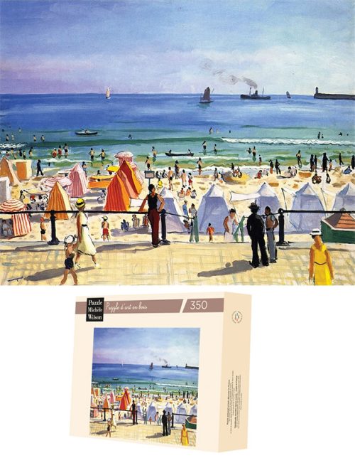 La Plage des Sables d'Olonne - Albert Marquet - puzzle Michèle Wilson 350 pièces