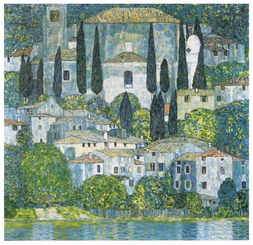 Eglise de Cassone - Klimt - puzzle Michèle Wilson 350 pièces