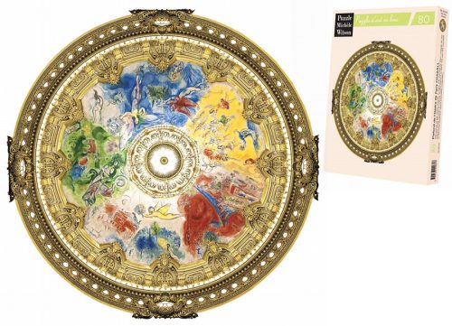 Plafond de L’opéra de paris - Chagal - puzzle Michèle Wilson 80 pièces