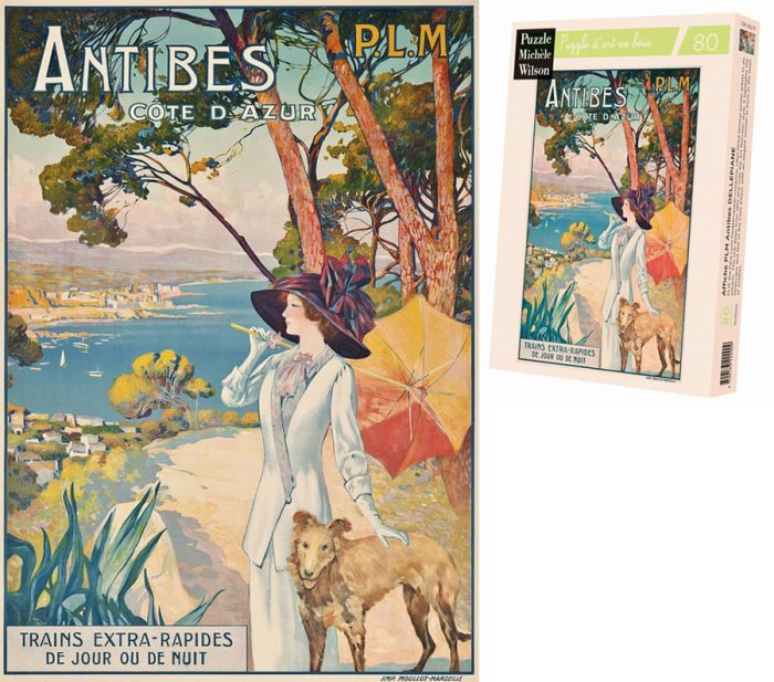 Affiche Plm : Antibes - puzzle Michèle Wilson 80 pièces