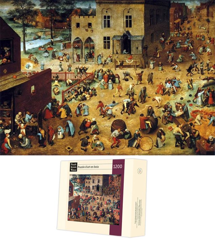 Jeux d'Enfants - Bruegel  - puzzle Michèle Wilson 1200 pièces