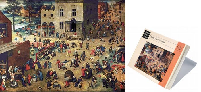 Jeux d'enfants - Bruegel - puzzle Michèle Wilson 150 pièces