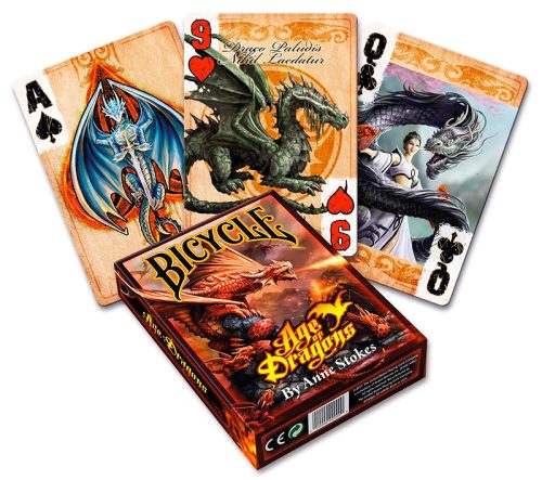 Cartes Bicycle Age Of Dragons - Anne Stokes