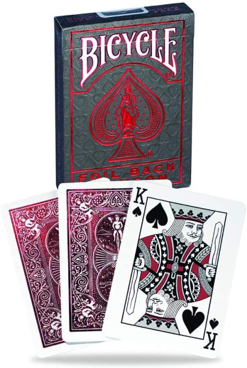 Cartes Bicycle Metalluxe Red (Foil Back Crimson)