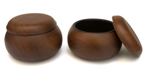 Bols de go traditionnels en chêne
