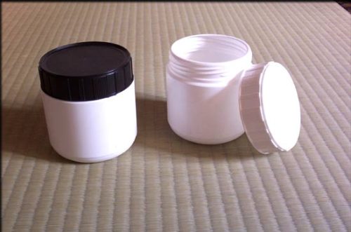 Paire de bols cylindriques en plastique