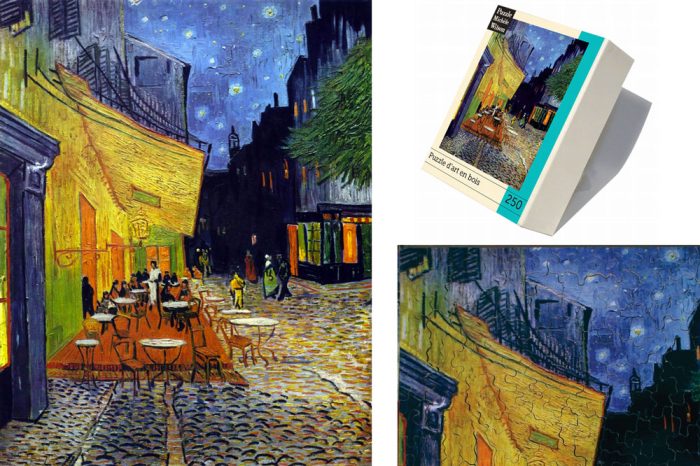 Le café le soir - Van Gogh - puzzle Michèle Wilson 250 pièces