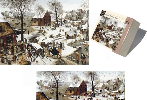 Le dénombrement de Bethléhem - Bruegel - puzzle Michèle Wilson 350 pièces