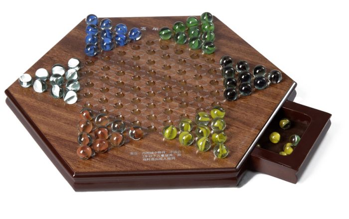 Dames chinoises hexagonales  tiroir