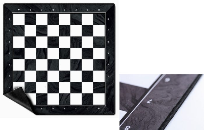 Tapis d'échecs néoprène Wilson 45cm case 45mm