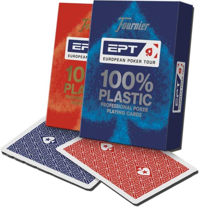 Cartes Fournier 100% Plastic EPT (red)