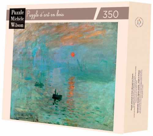 Impression Soleil Levant - Claude Monet -  puzzle Michèle Wilson 350 pièces