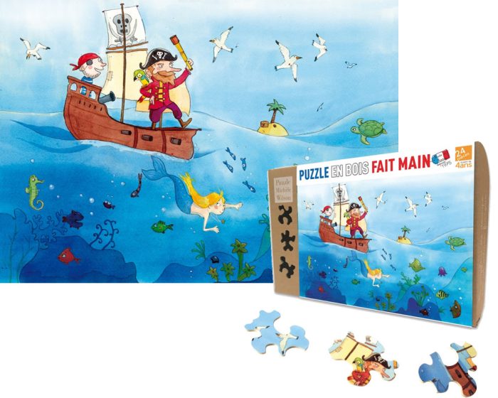 Les pirates - Vanvolsem  - puzzle Michèle Wilson 24 pièces