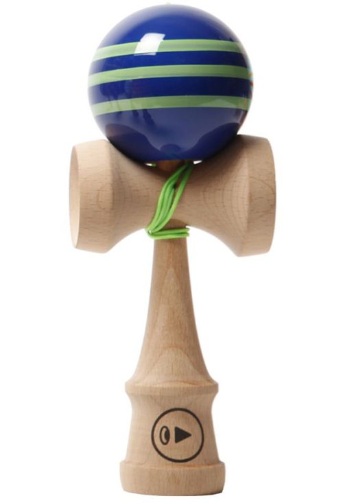 Kendama Play Pro II stripes BLUE/GREEN