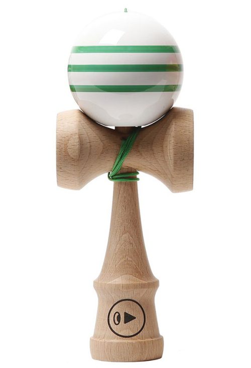 Kendama Play Pro II stripes WHITE/GREEN
