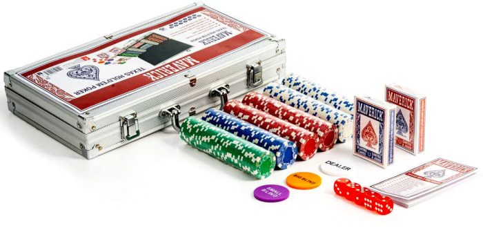 Mallette Poker Maverick 300 Jetons 11,5 g