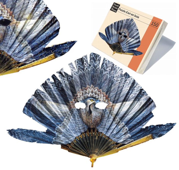 L'oiseau Bleu - Eventail XXeme Siecle - puzzle Michèle Wilson 150 pièces