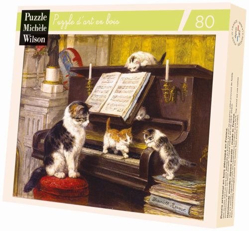 La Lecon De Piano- Ronner-Knip - puzzle Michèle Wilson 80 pièces
