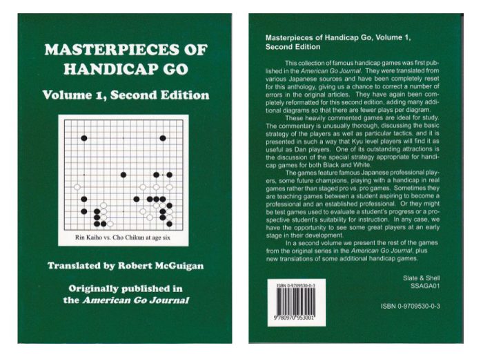 Masterpieces of handicap go vol 1, second edition (McGuigan)