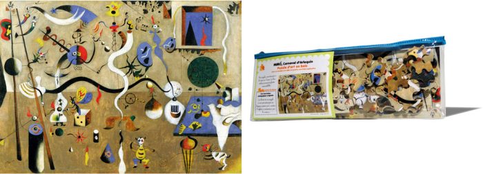 Carnaval - Miro - puzzle Michèle Wilson 50 pièces - BOÎTE KRAFT