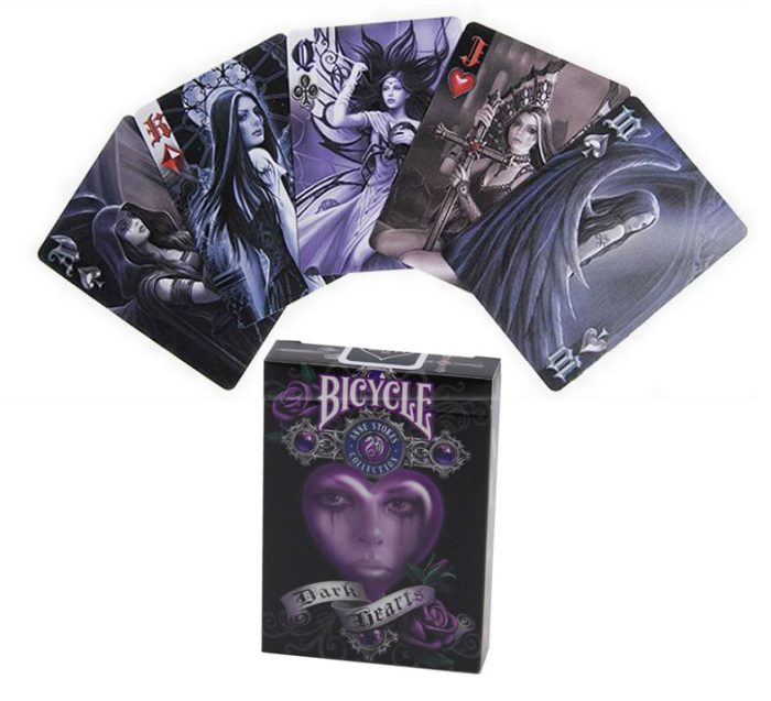 Cartes Bicycle Anne Stokes Dark Hearts
