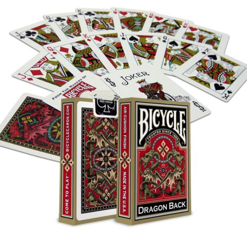 Cartes Bicycle Dragon Gold (dragon back)