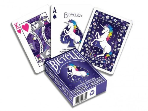 Cartes Bicycle Unicorn Licorne