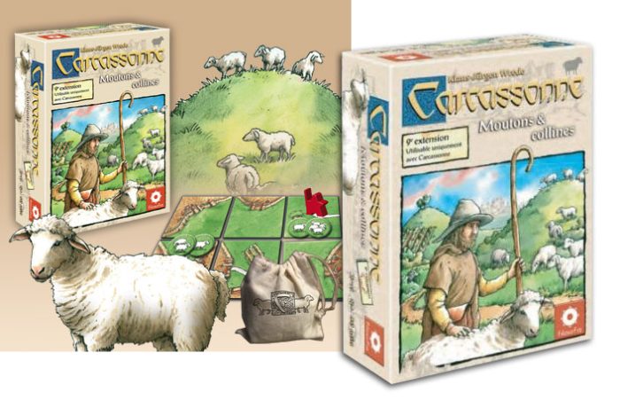 Carcassonne : Moutons et Collines  (extension 9)