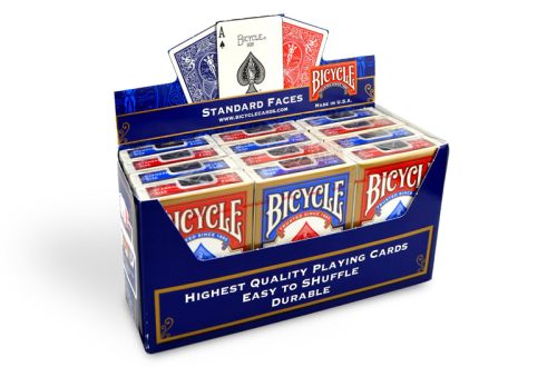 Cartouche 12 x Cartes Bicycle STANDARD