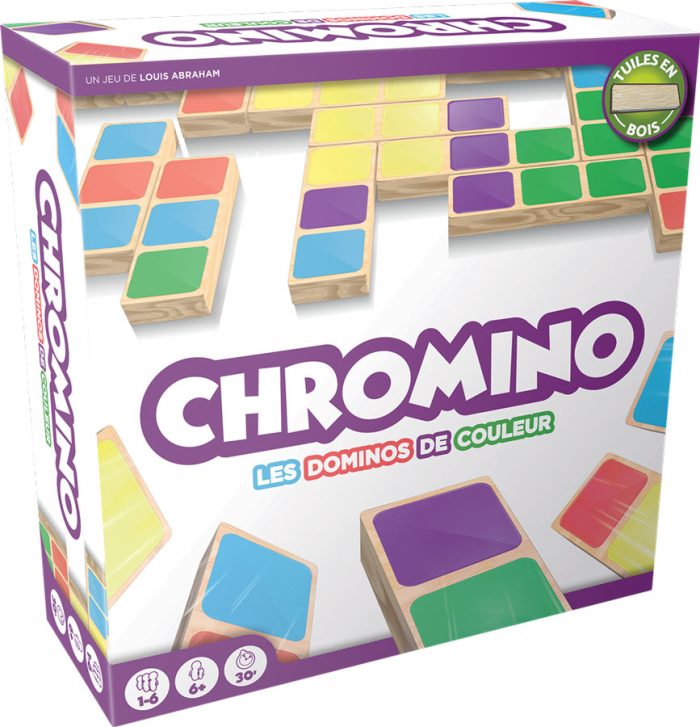 Chromino tuiles en bois