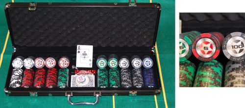 Mallette Poker Crown 500 jetons 14g
