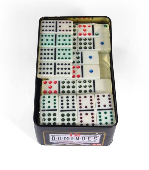 Dominos double 12 boîte métal