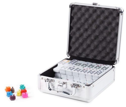 Domino Mexican Train Coffret Alu (Dominos mexicains double 12)