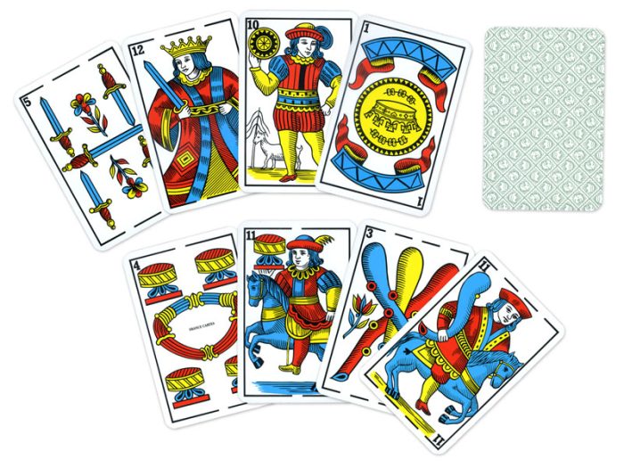 40 cartes espagnoles (Baraja española) cellophane