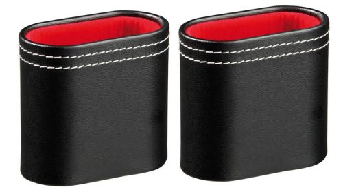 Paire de Gobelets Backgammon simili cuir
