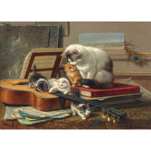 La leçon de Musique- Ronner-Knip - puzzle Michèle Wilson 150 pièces