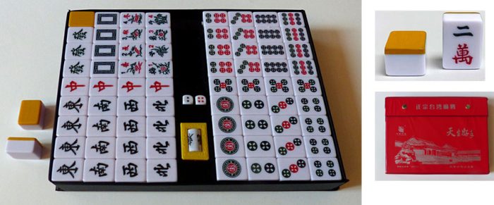 Mahjong grandes tuiles non marquées