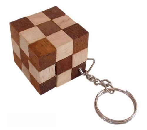 Cube serpent porte-clé